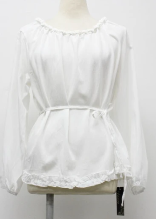 襟ツイスト・プルオーバー