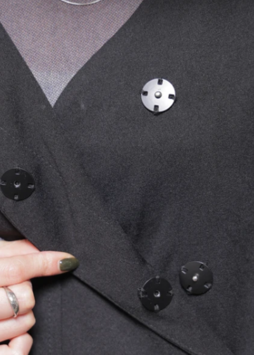 トレンチ風ジャンバースカート