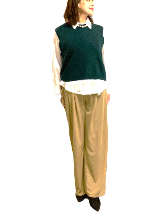 バッククロスデザインベスト