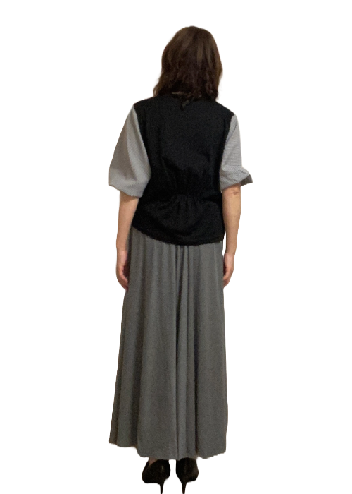 ロング丈とろみスカート