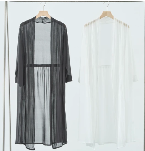 ロングシアーカーディガン