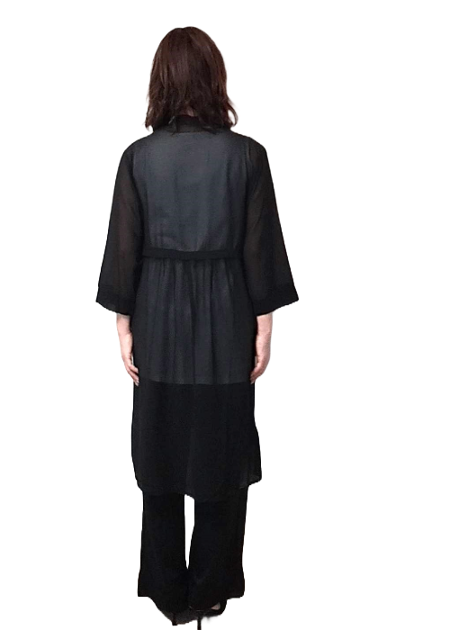 ロングシアーカーディガン