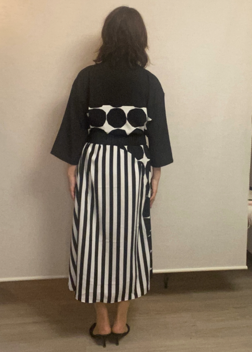 モノトーンワンピース