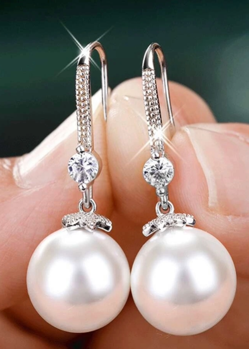 一粒silverピアス