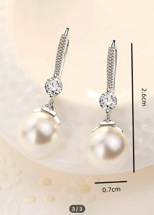 一粒silverピアス