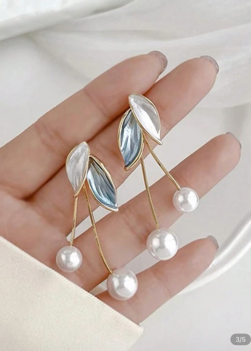 2wayリーフ・パールピアス