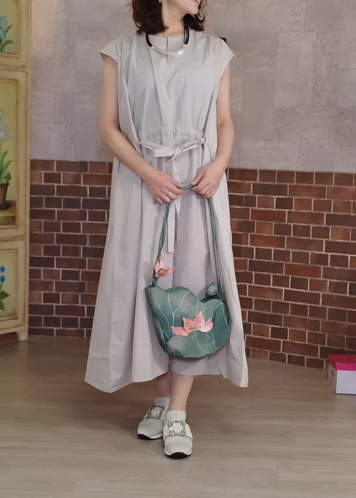 リネン・コットン2wayワンピース