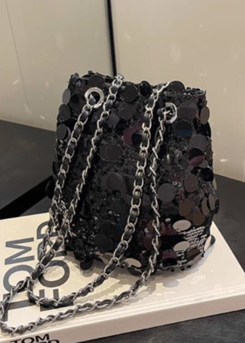 キラキラ・スパンコールチェーンポシェット