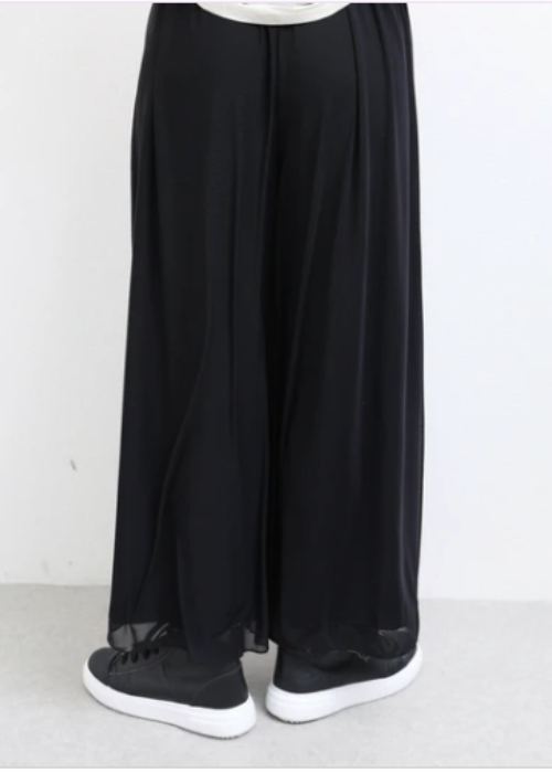 チュールレース・ワイドパンツ