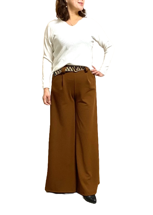 ワイドパンツ(ベルト付き)