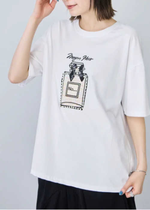 パヒュームパールデコデザインTシャツ