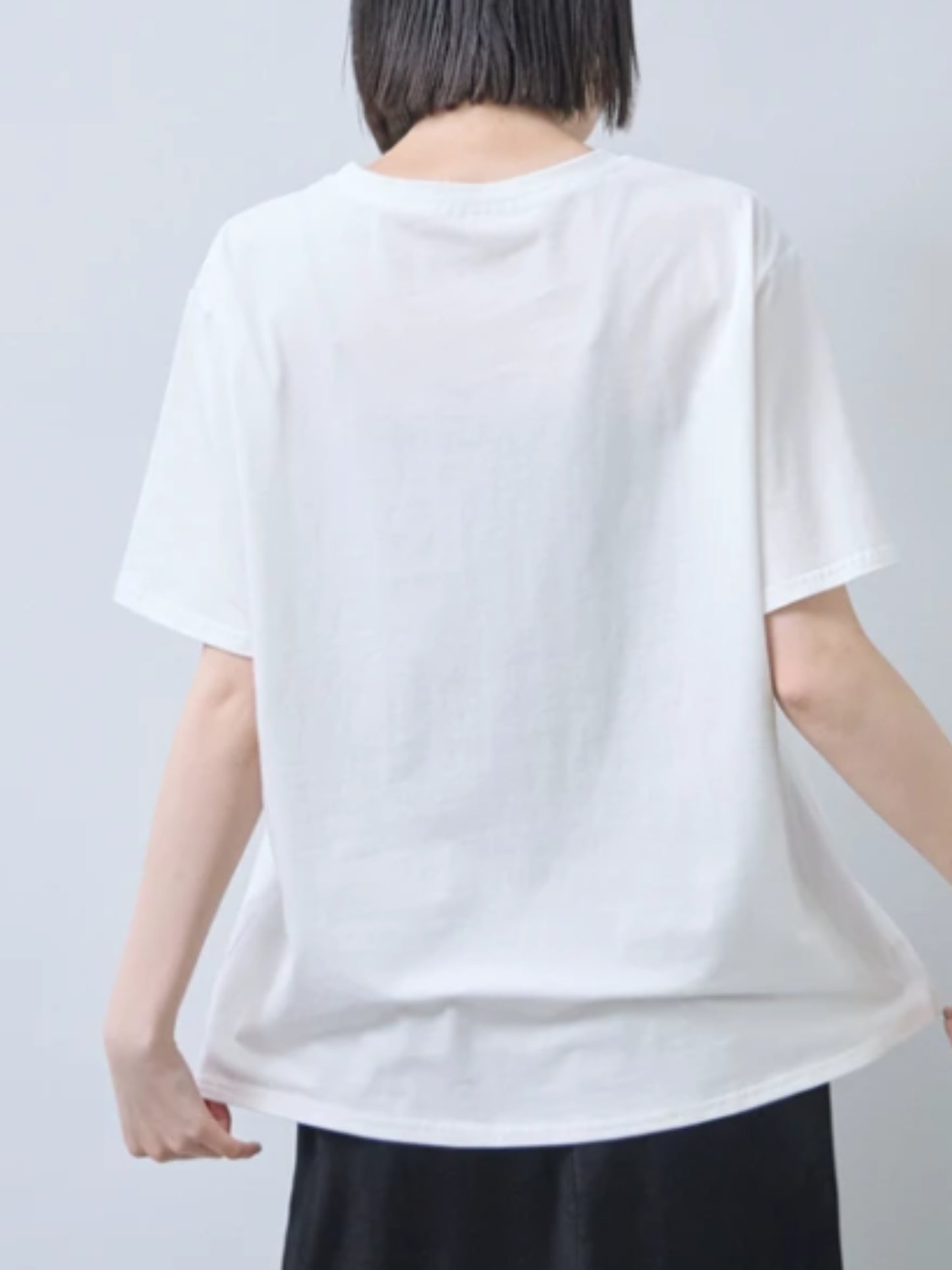 パール＆ビジューシューズ柄Tシャツ
