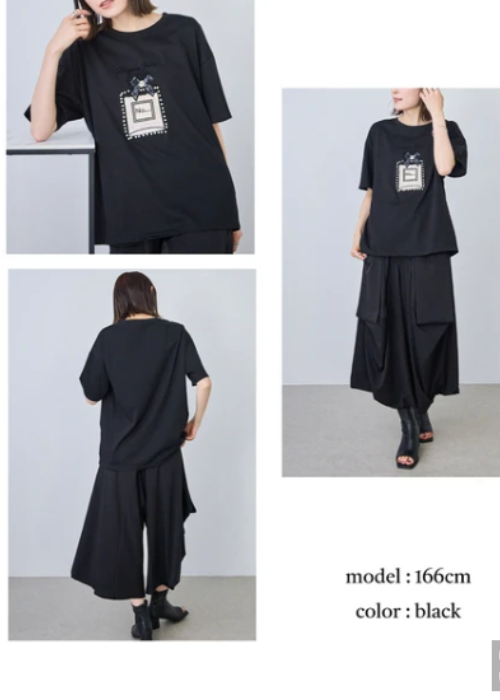 パヒュームパールデコデザインTシャツ