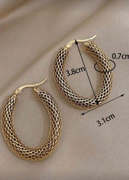 goldフープピアス