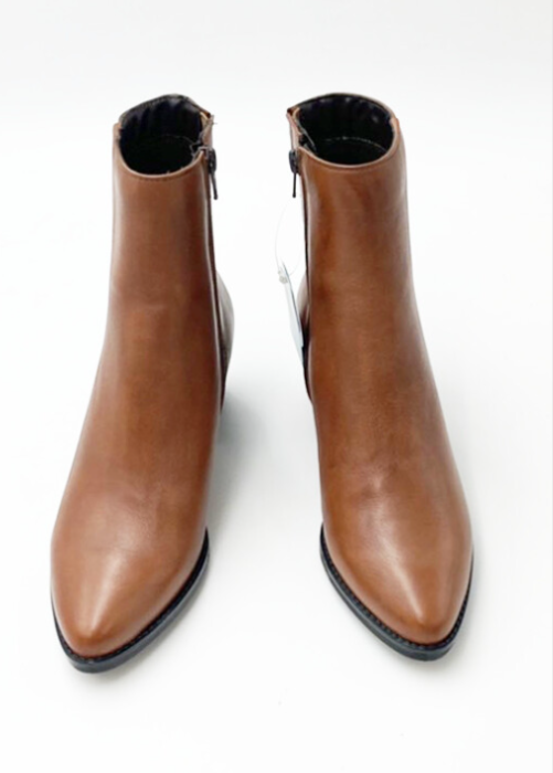 撥水レザープレーンブーツ (本革）