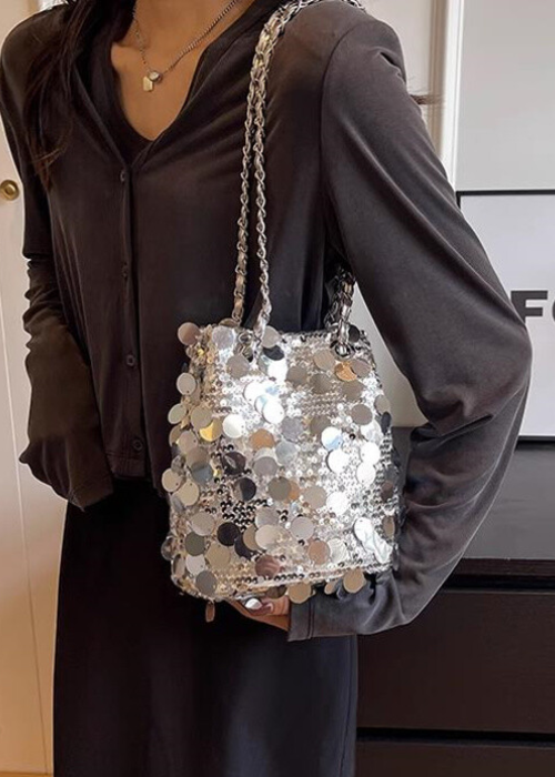 キラキラ・スパンコールチェーンポシェット