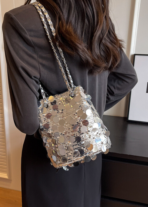 キラキラ・スパンコールチェーンポシェット