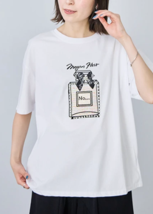 パヒュームパールデコデザインTシャツ