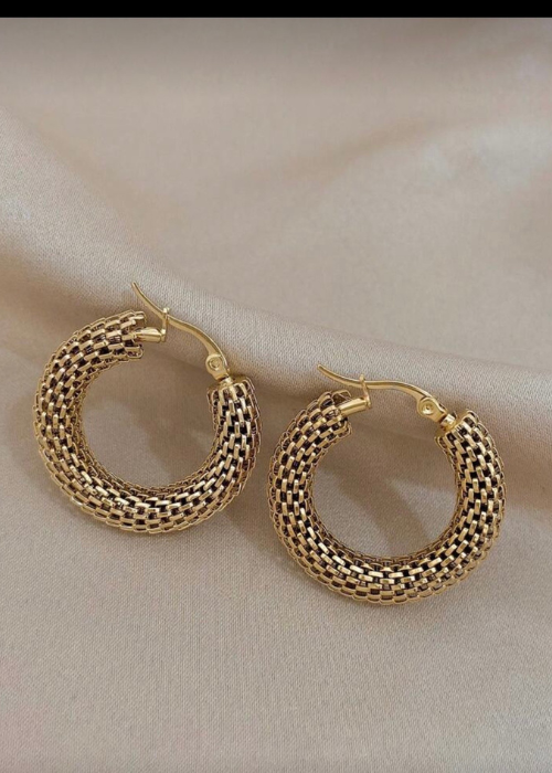 goldフープピアス