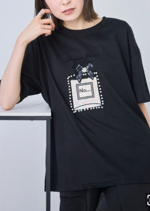 パヒュームパールデコデザインTシャツ