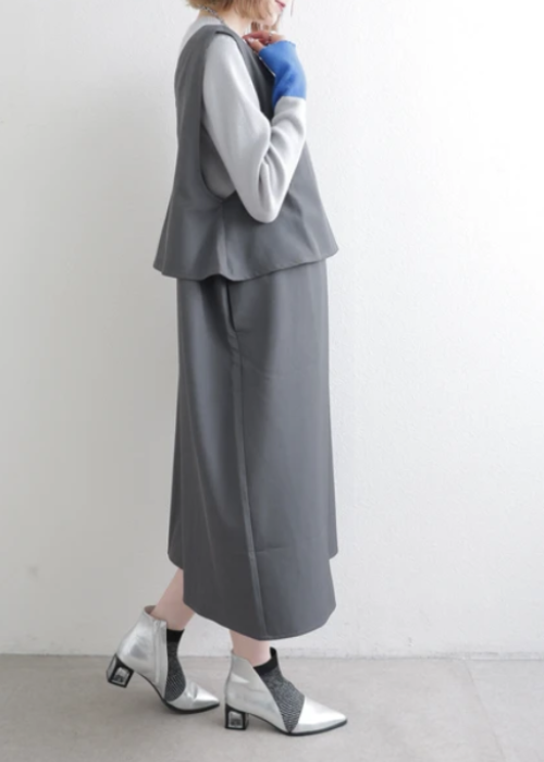 ベスト風ワンピース