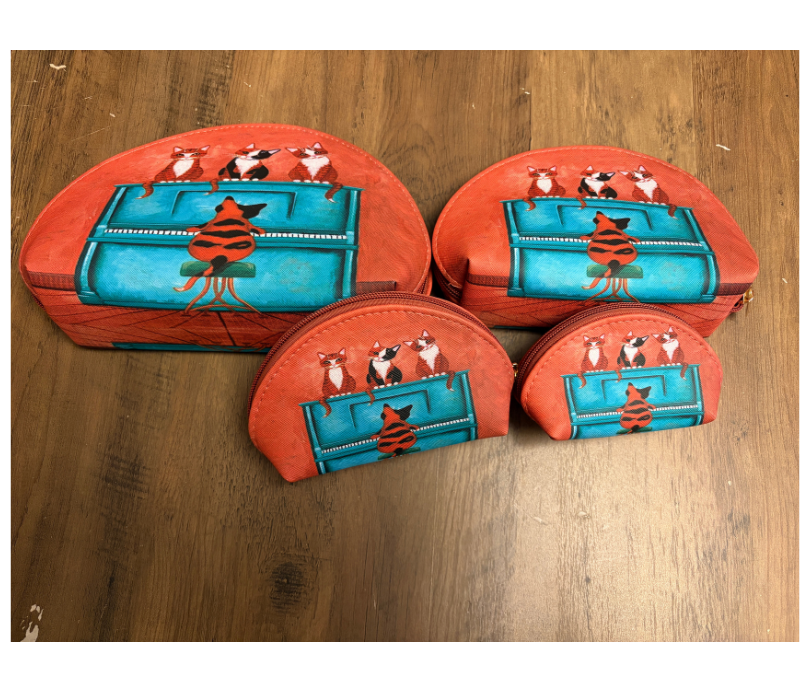 猫ちゃんポーチ大小4個セット