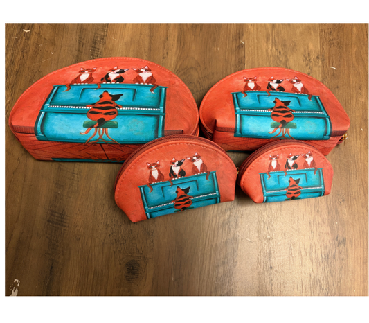 猫ちゃんポーチ大小4個セット