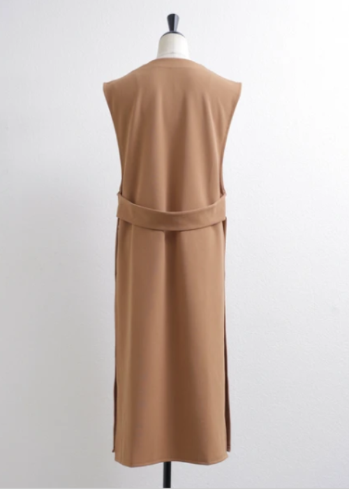 オケージョンロングジレパンツセットアップ(camel）