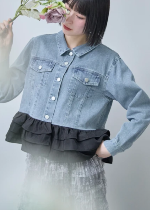 フリル切り替えＧジャン