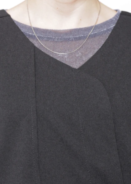 トレンチ風ジャンバースカート