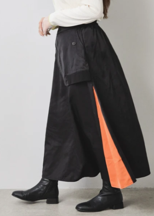 アシンメトリーカーゴスカート