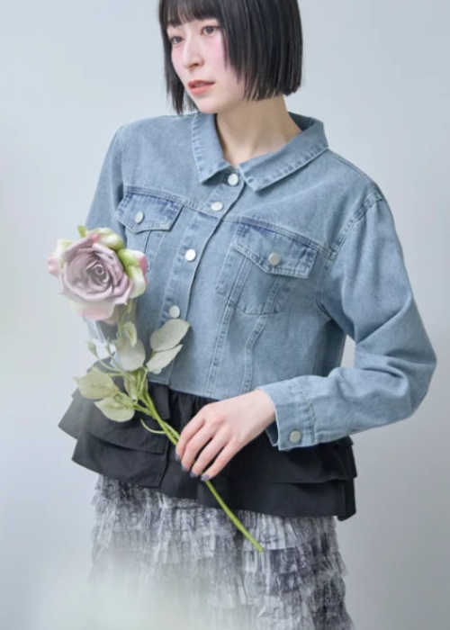 フリル切り替えＧジャン