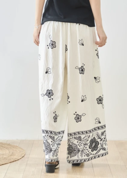 ラップ風ワイドスカーチョwhite