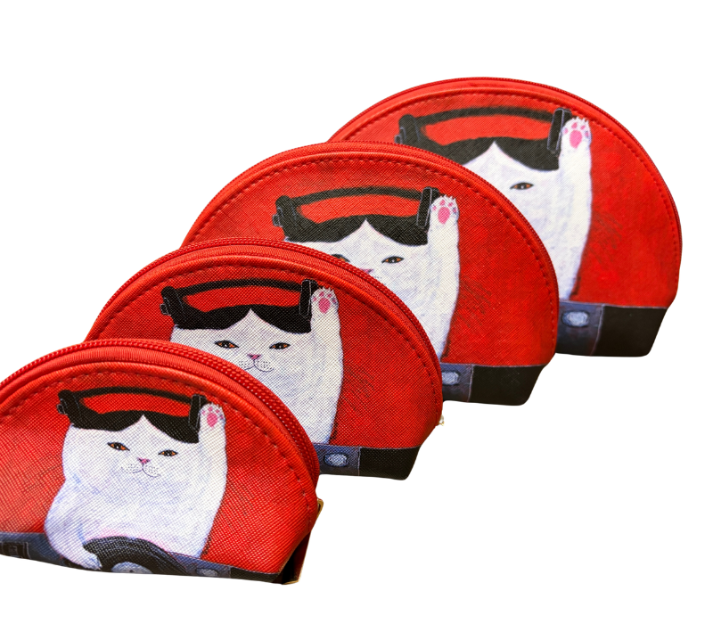 猫ちゃんポーチ大小4個セット