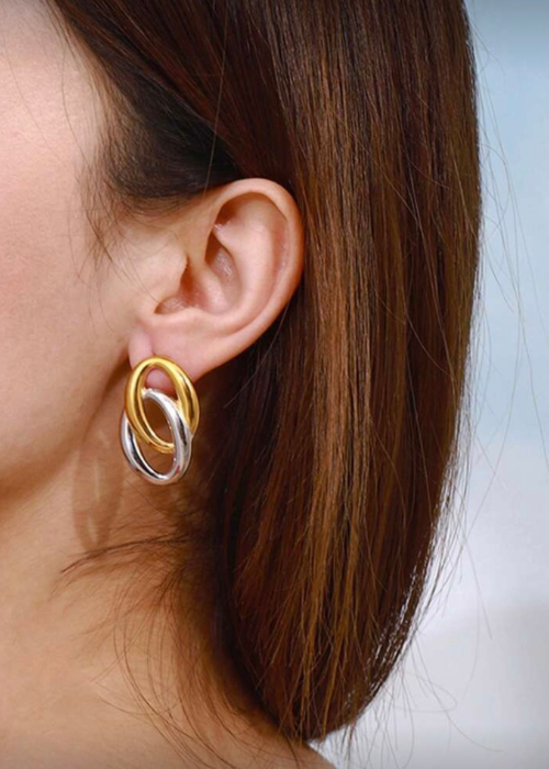 ジオメトリックピアス