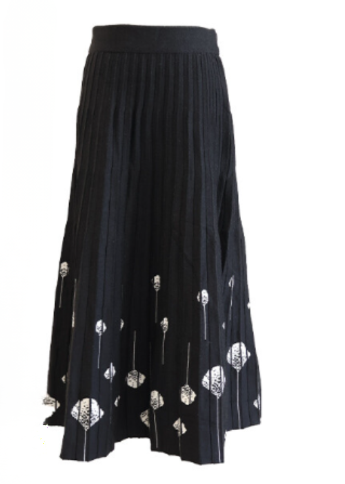 ボタニカル・ニットスカート